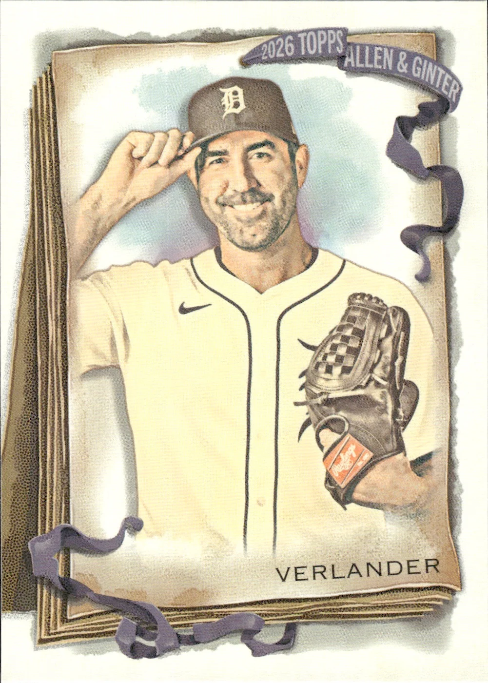 Justin Verlander #154 2026 Topps Allen & Ginter trading card - Front