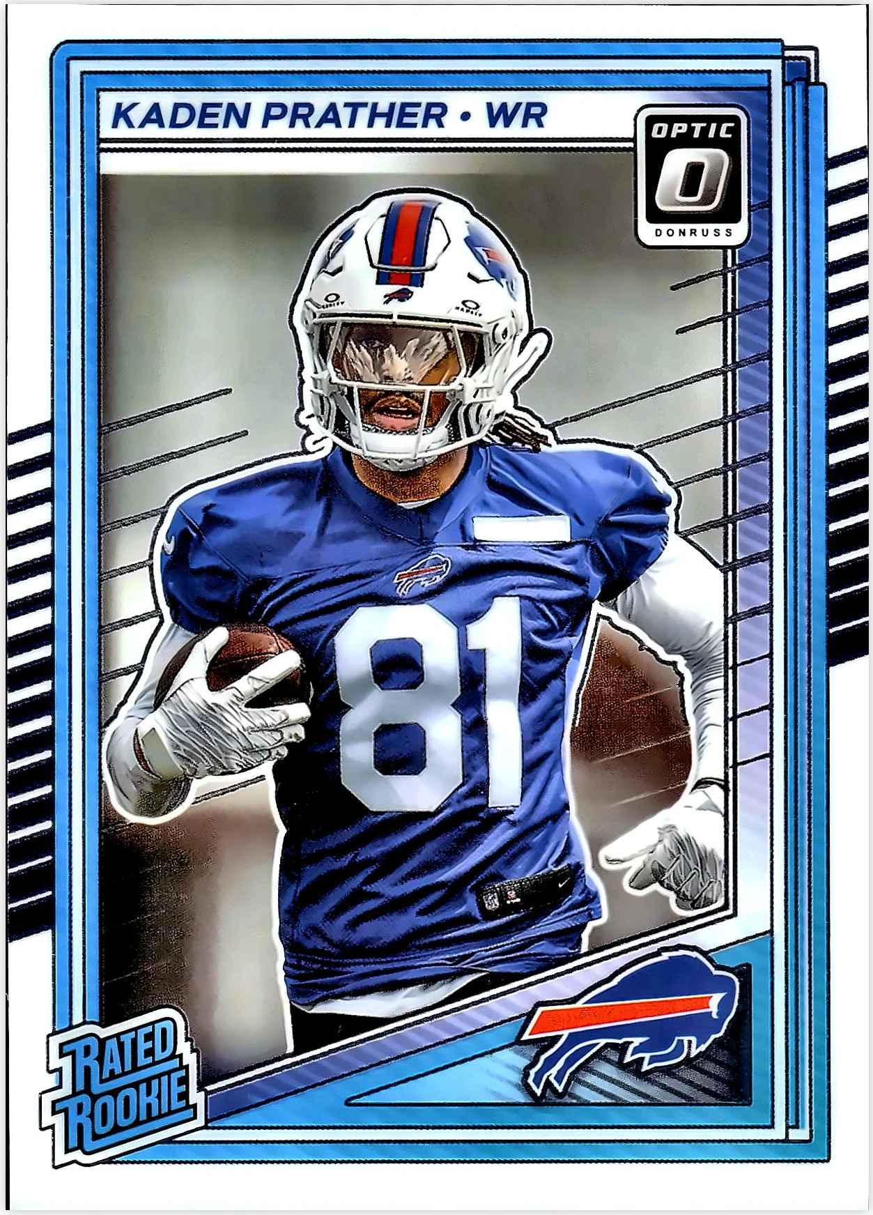 Kaden Prather 2025 Donruss Optic #291 football rookie card - Front