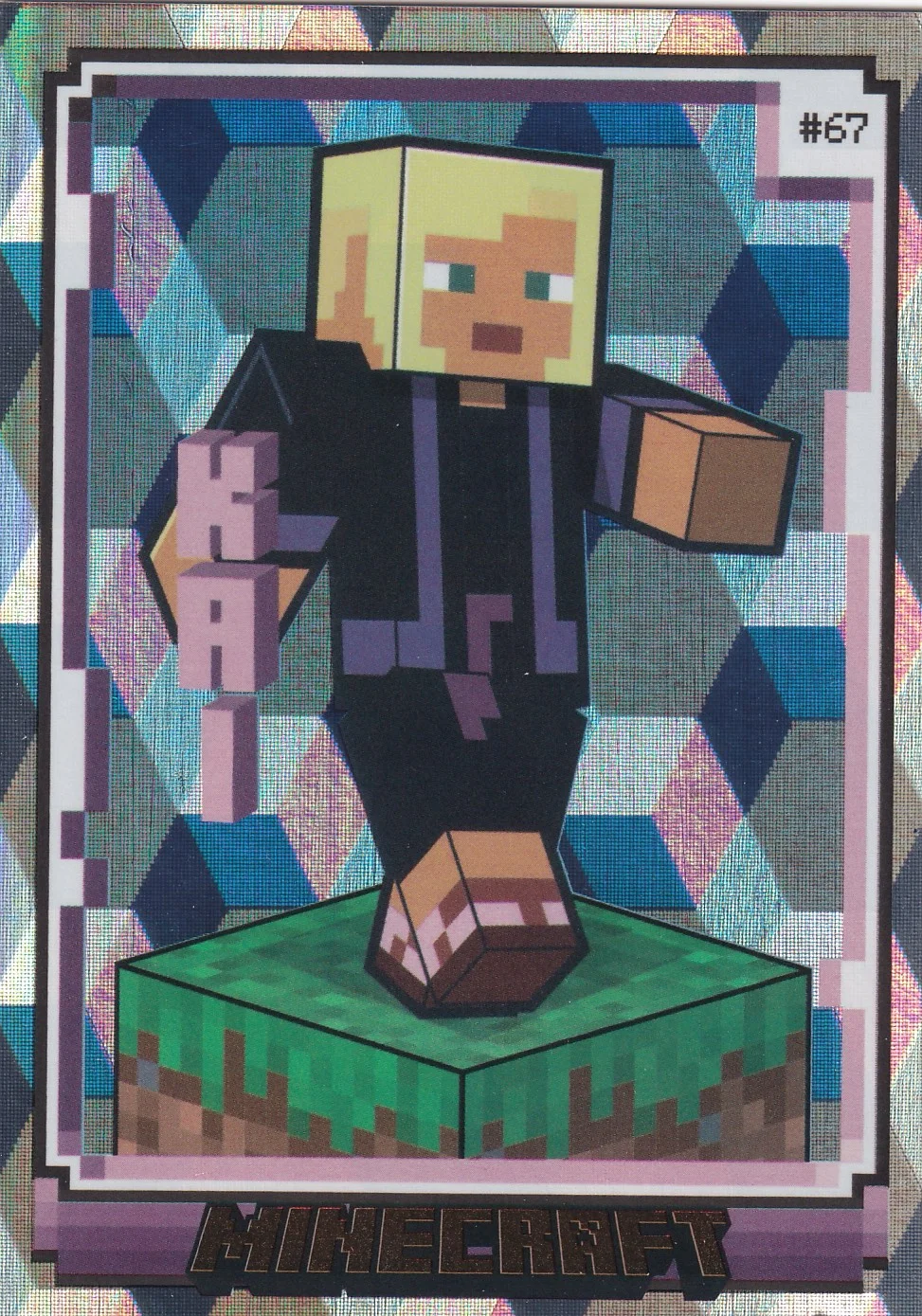 Kai 2024 Panini Minecraft #67 Cubic Parallel trading card - Front