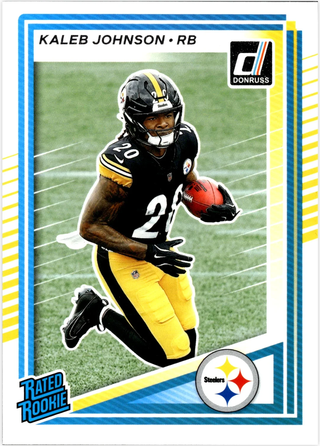 Kaleb Johnson 2025 Donruss #322 football rookie card - Front