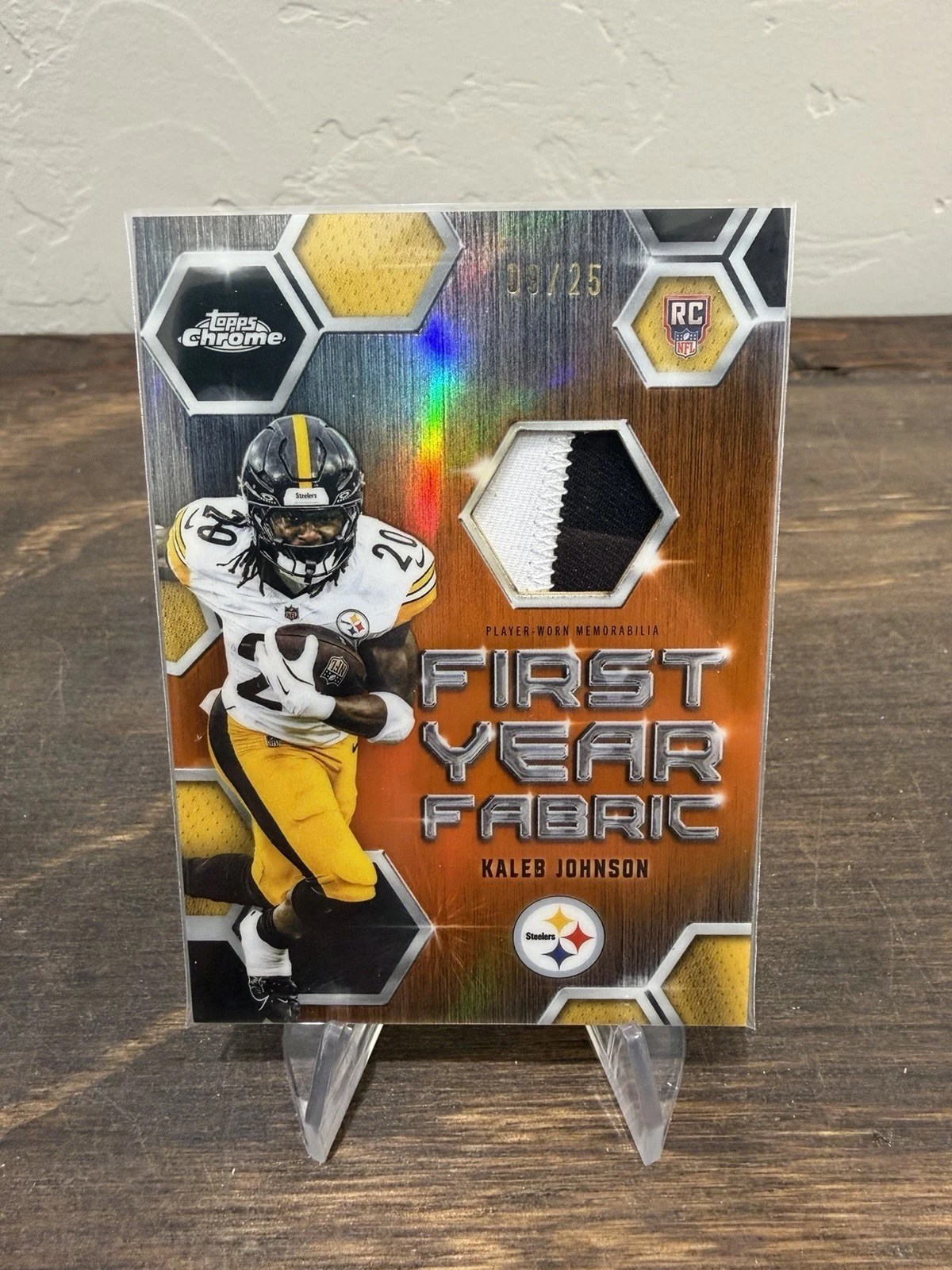 Kaleb Johnson 2025 Topps Chrome Football card