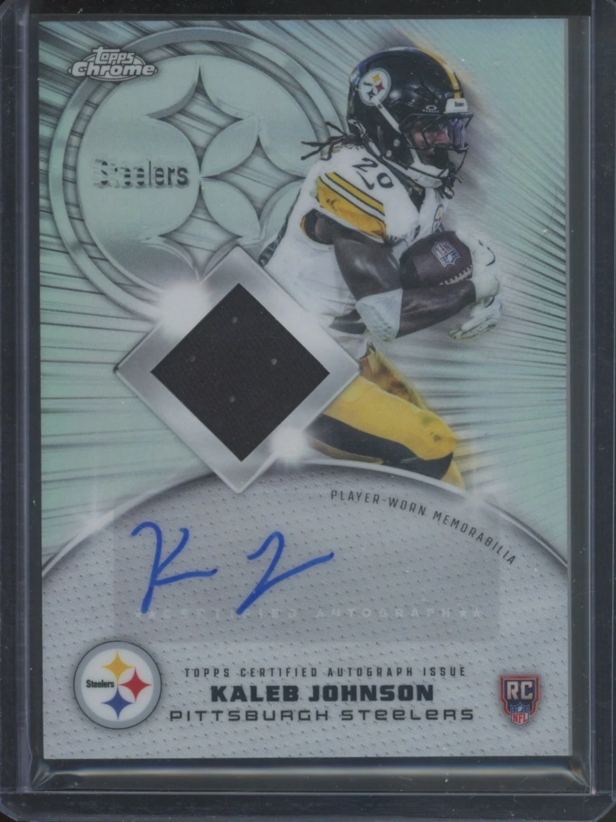 Kaleb Johnson 2025 Topps Chrome Football card