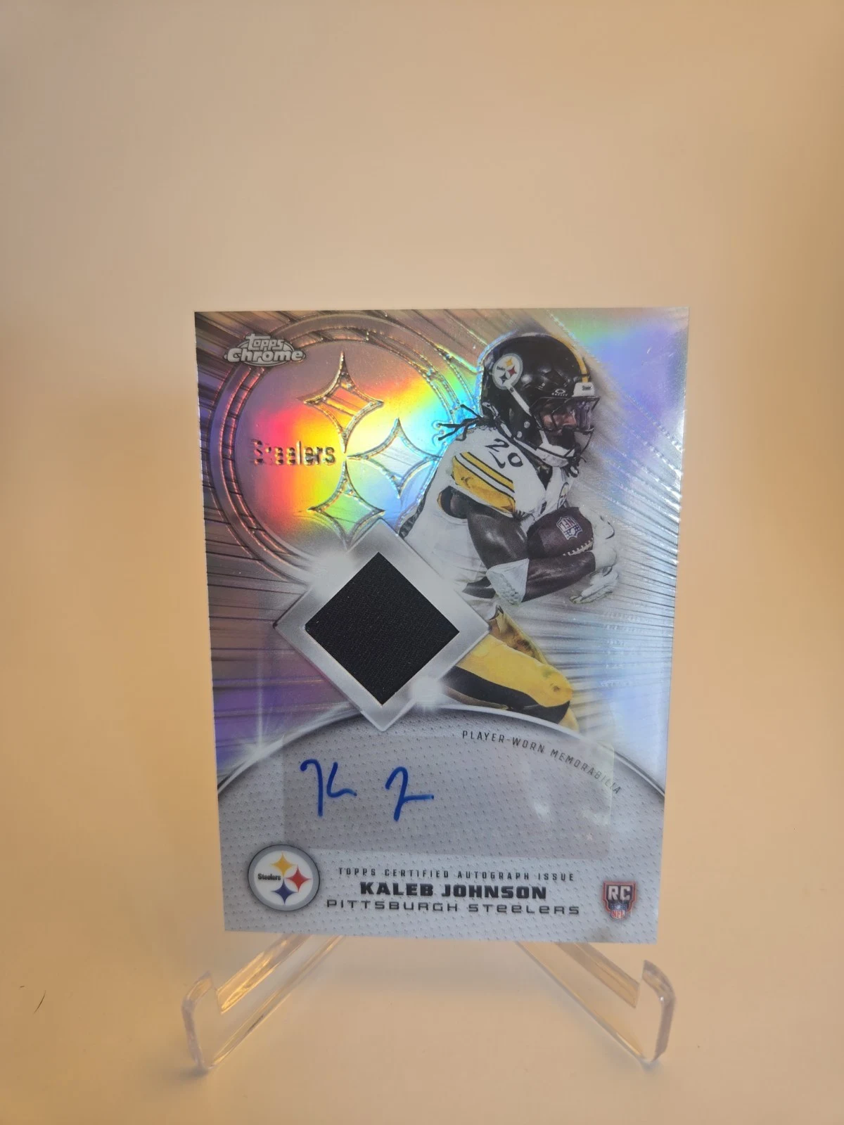 Kaleb Johnson 2025 Topps Chrome Football card
