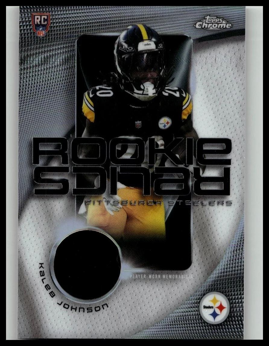 Kaleb Johnson 2025 Topps Chrome Football card