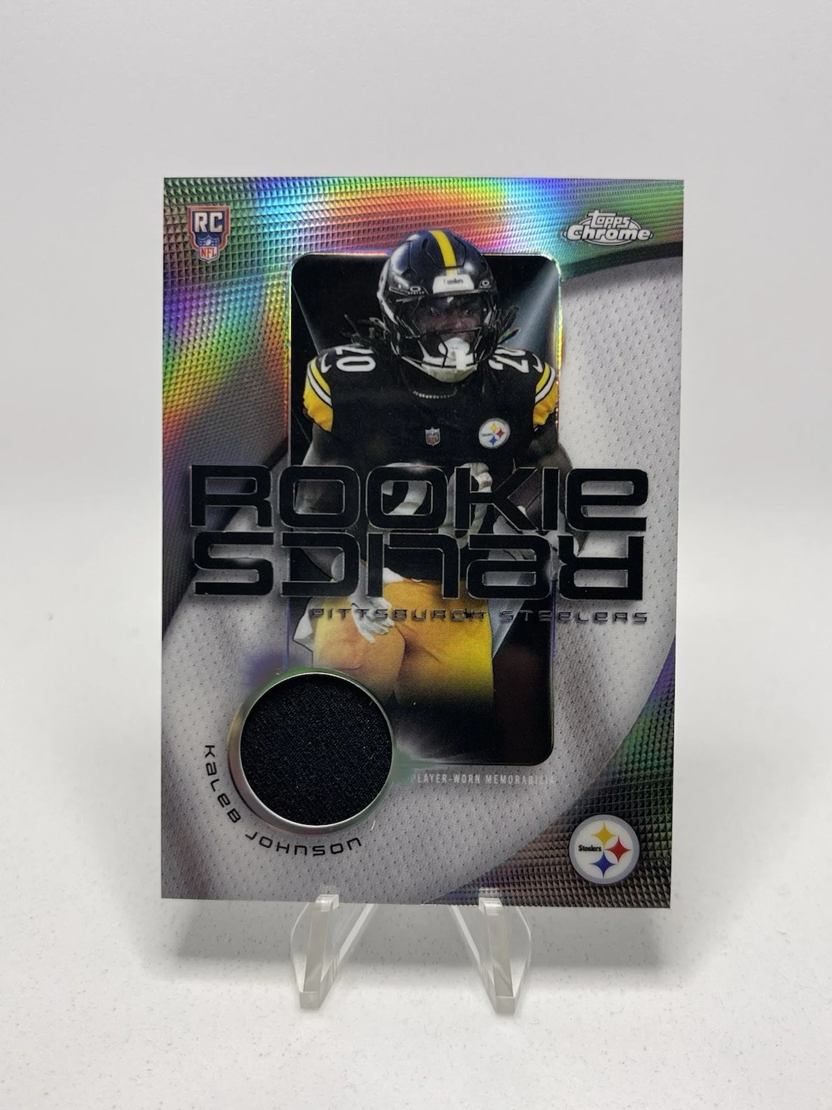 Kaleb Johnson 2025 Topps Chrome Football card