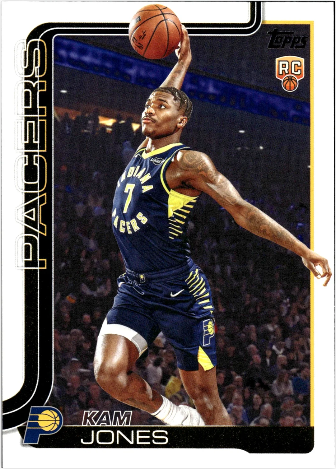 Kam Jones 2025-26 Topps #239 basketball rookie card - Front