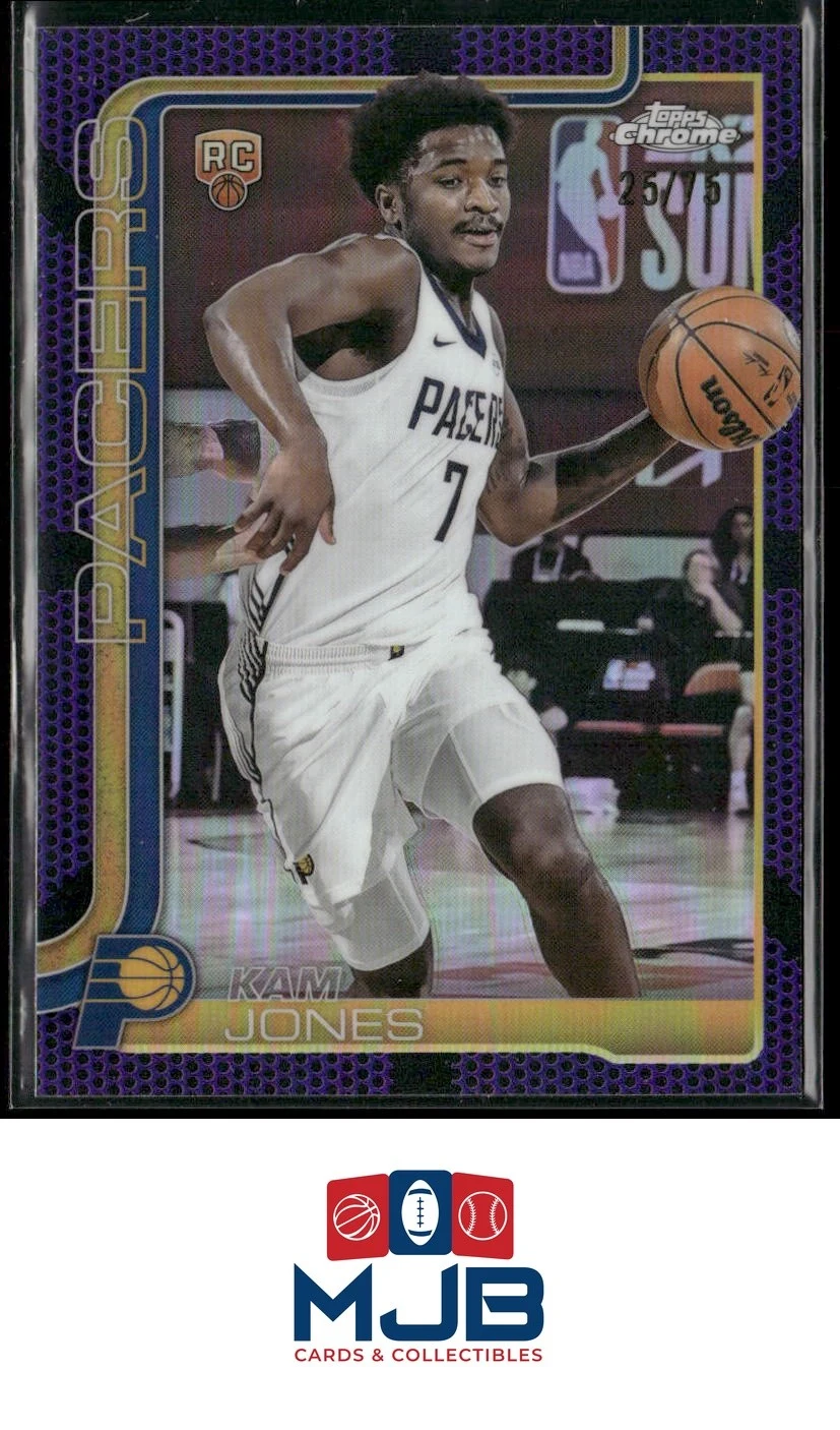Kam Jones 2025-26 Topps Chrome card