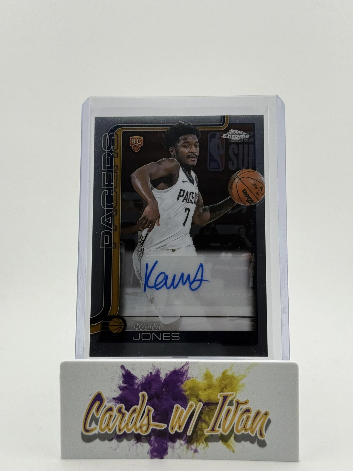 Kam Jones 2025-26 Topps Chrome card