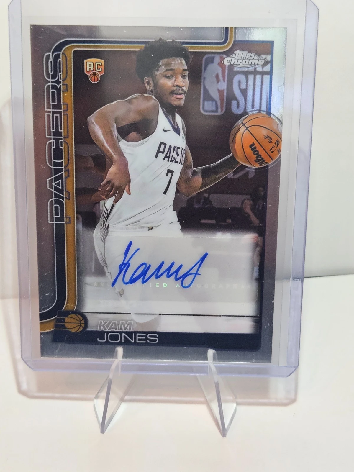 Kam Jones 2025 Topps Chrome Basketball card