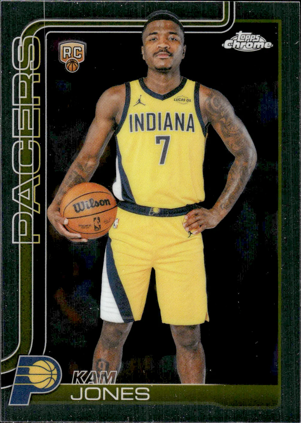 Kam Jones #189 Rookie Card 2025 Topps Chrome Update Basketball basketball rookie card - Front