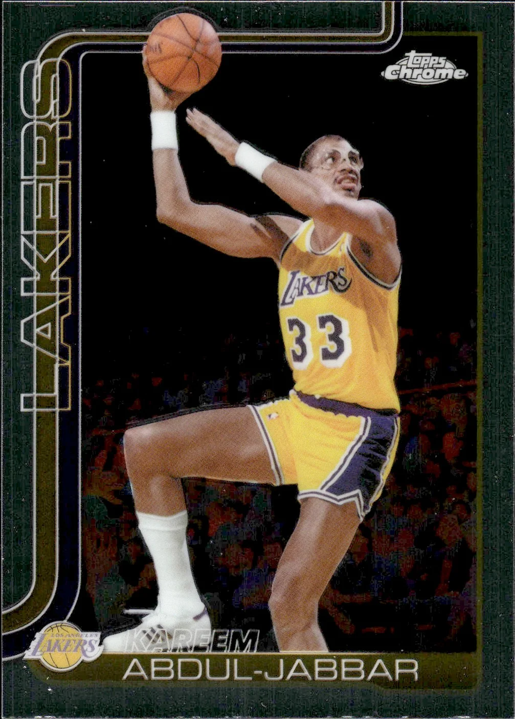 Kareem Abdul-Jabbar #144 2025 Topps Chrome Update Basketball basketball card - Front