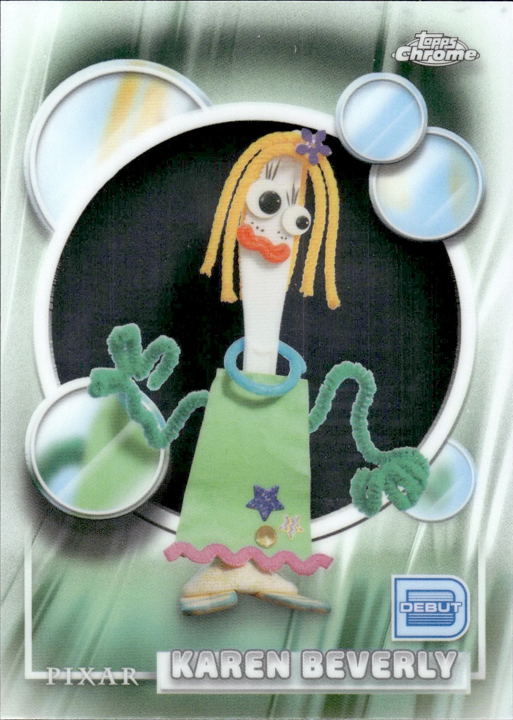 Karen Beverly #193 2026 Topps Chrome Disney trading card - Front