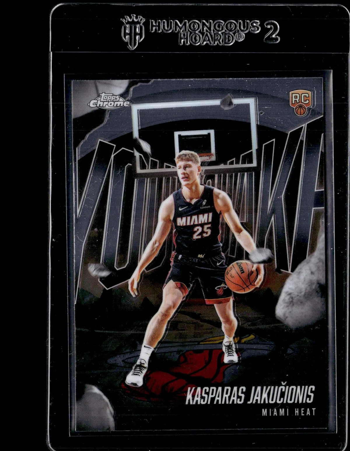 Kasparas Jakučionis 2025 Topps Chrome Basketball card