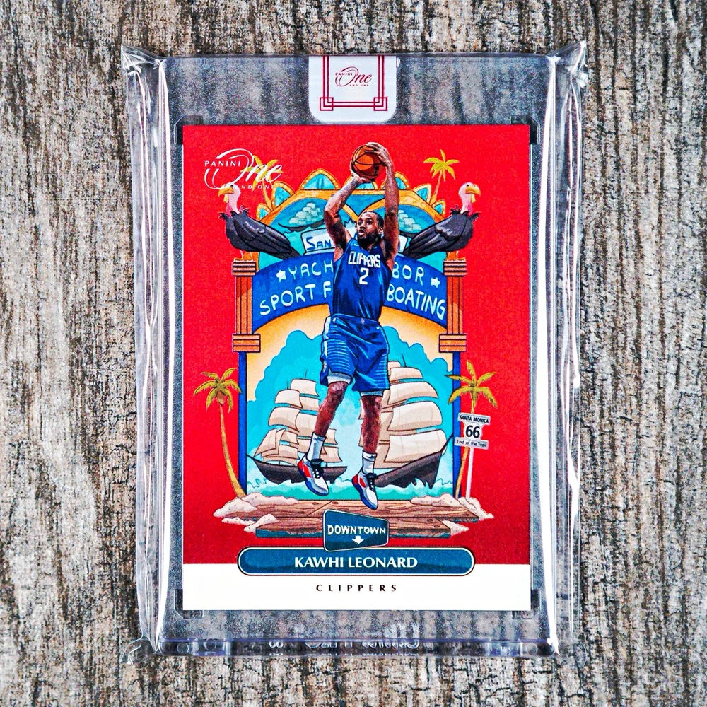Kawhi Leonard #15 2020-21 Panini One and One Basketball Downtown front
