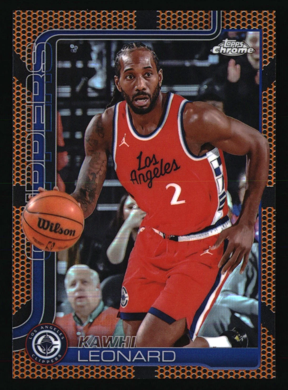 Kawhi Leonard 2025-26 Topps Chrome card