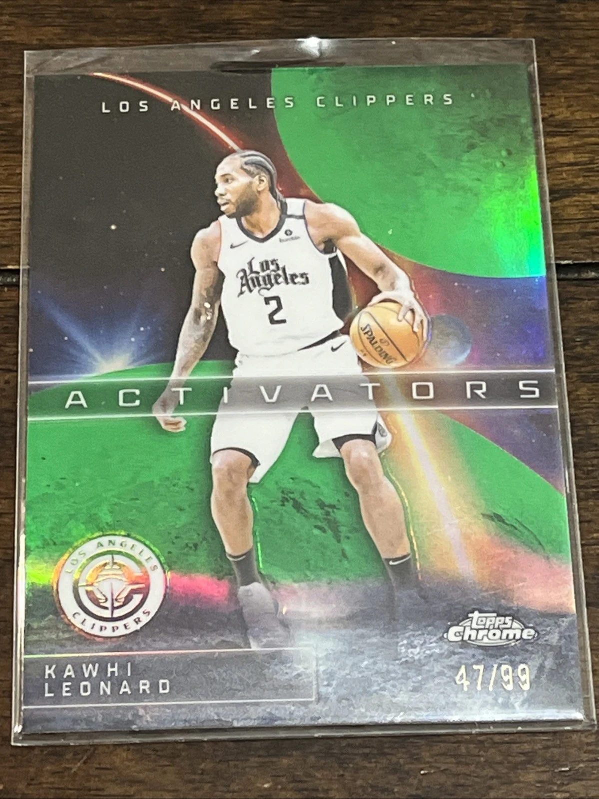 Kawhi Leonard 2025-26 Topps Chrome card