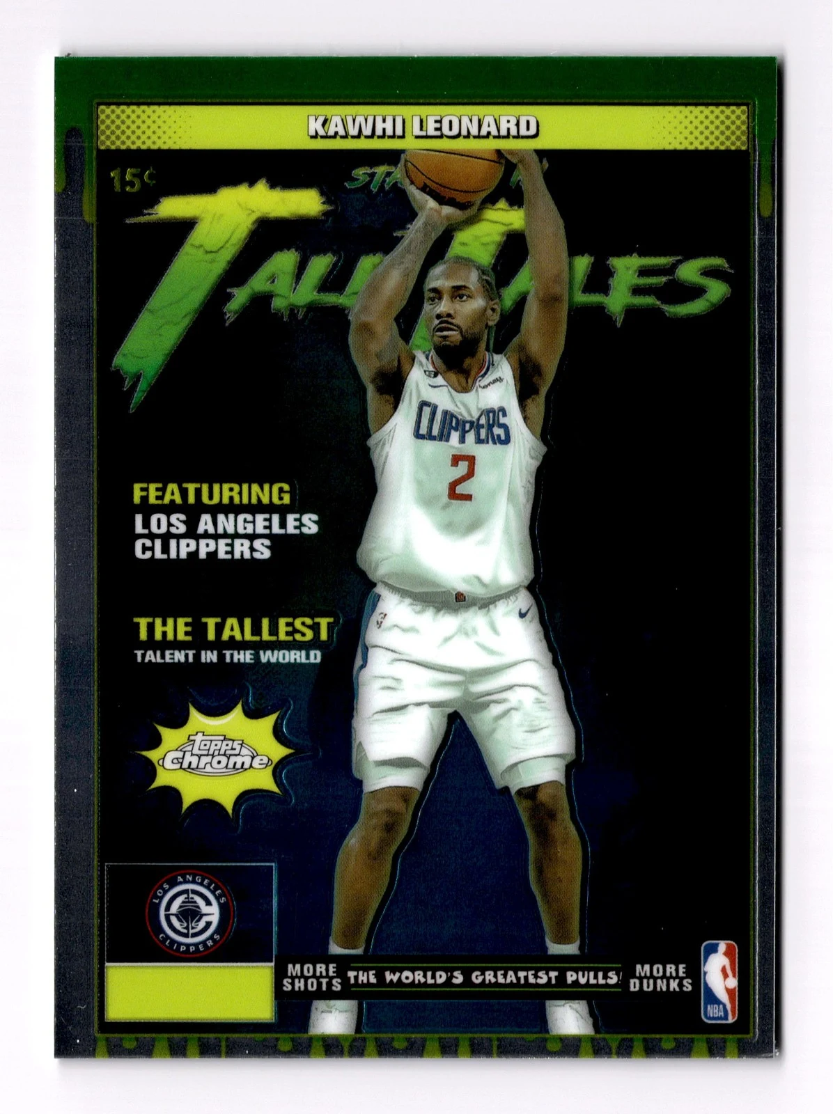 Kawhi Leonard 2025 Topps Chrome Basketball card