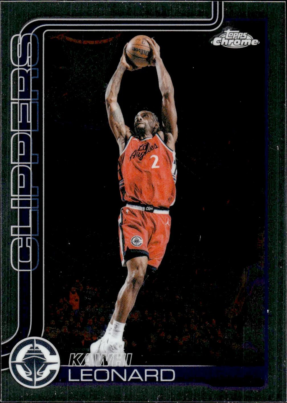 Kawhi Leonard #24 2025 Topps Chrome Update Basketball basketball card - Front