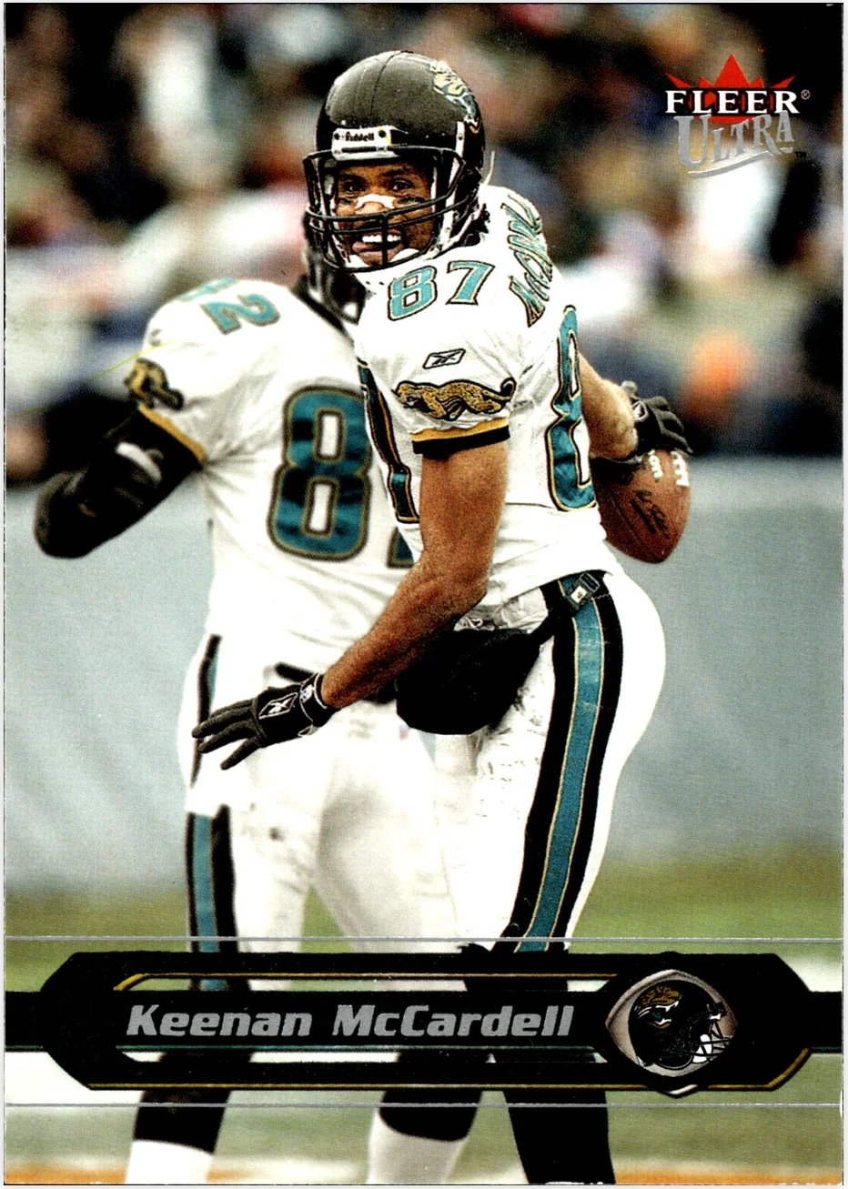 Keenan McCardell 2002 Ultra #21 football card - Front
