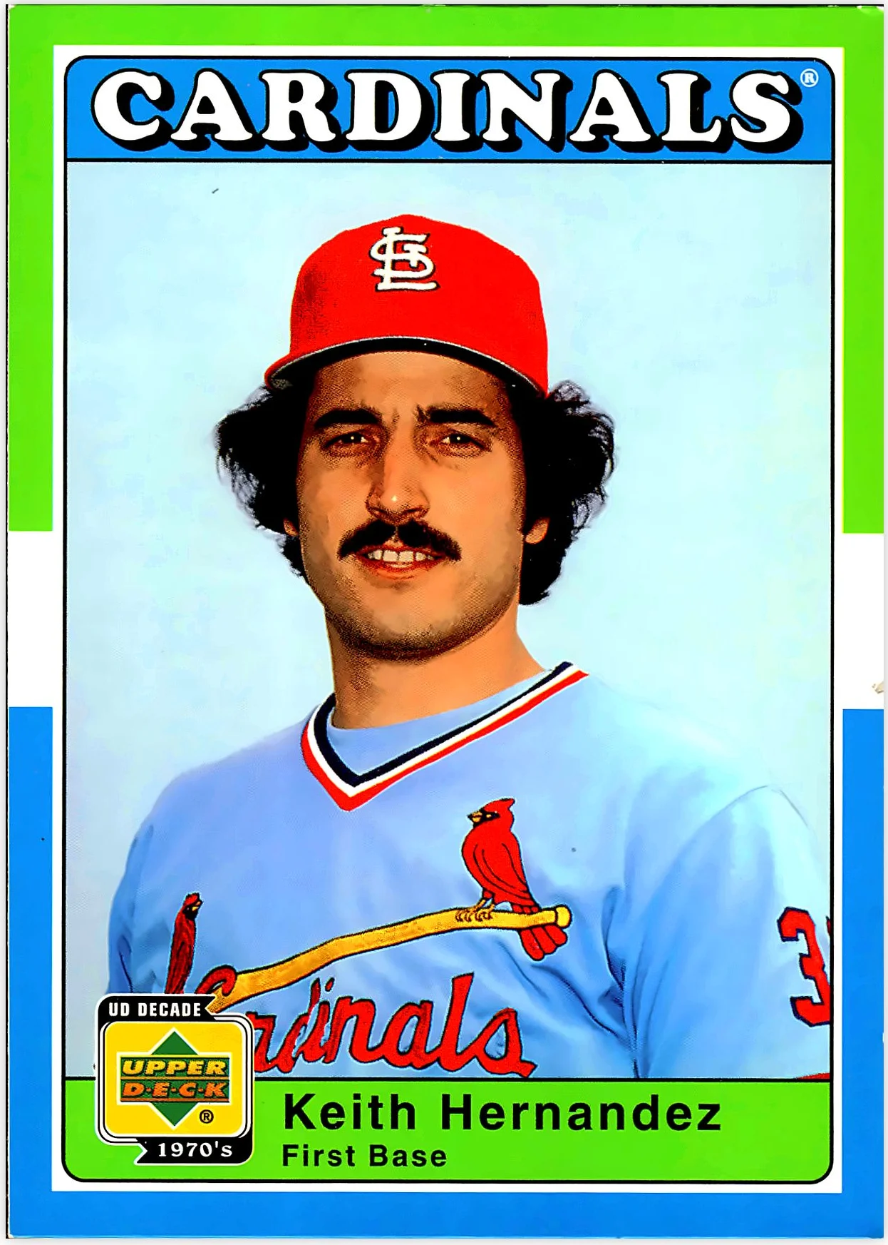 Keith Hernandez 2001 Upper Deck Decade 1970's #56 baseball card - Front