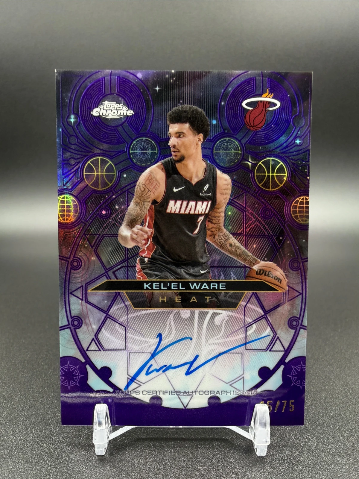 Kel'el Ware 2025-26 Topps Chrome card