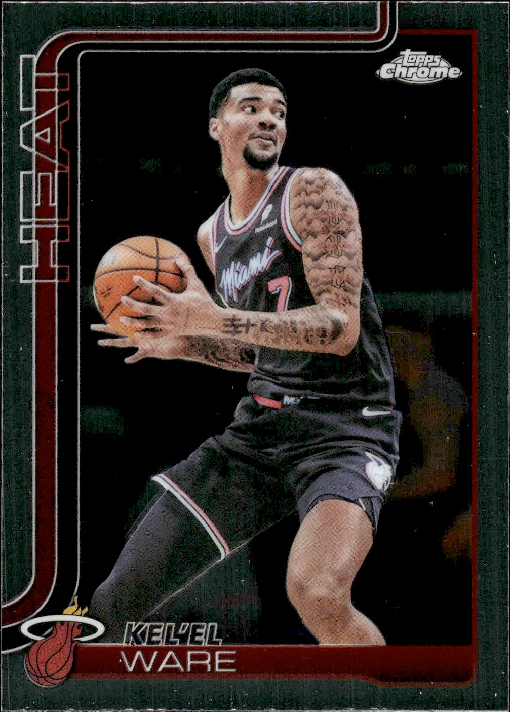 Kel'el Ware #112 2025 Topps Chrome Update Basketball basketball card - Front