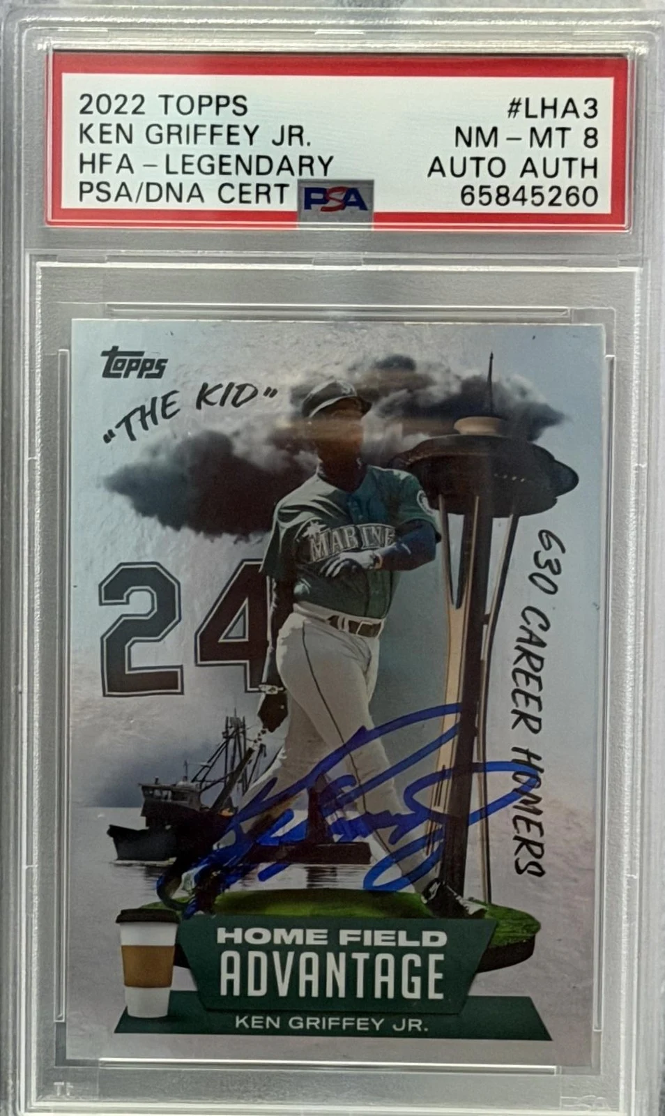 Ken Griffey Jr. #LHA-3 2022 Topps Baseball Legendary Home Field Advantage front