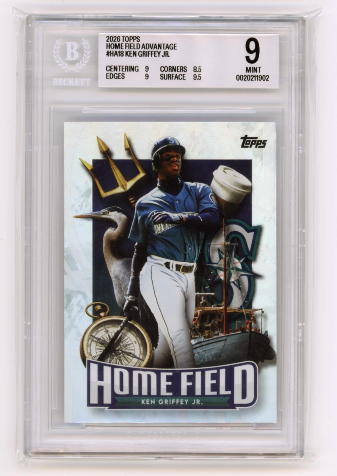 Ken Griffey Jr. #HA-18 2026 Topps Series 1 Baseball Home Field Advantage front