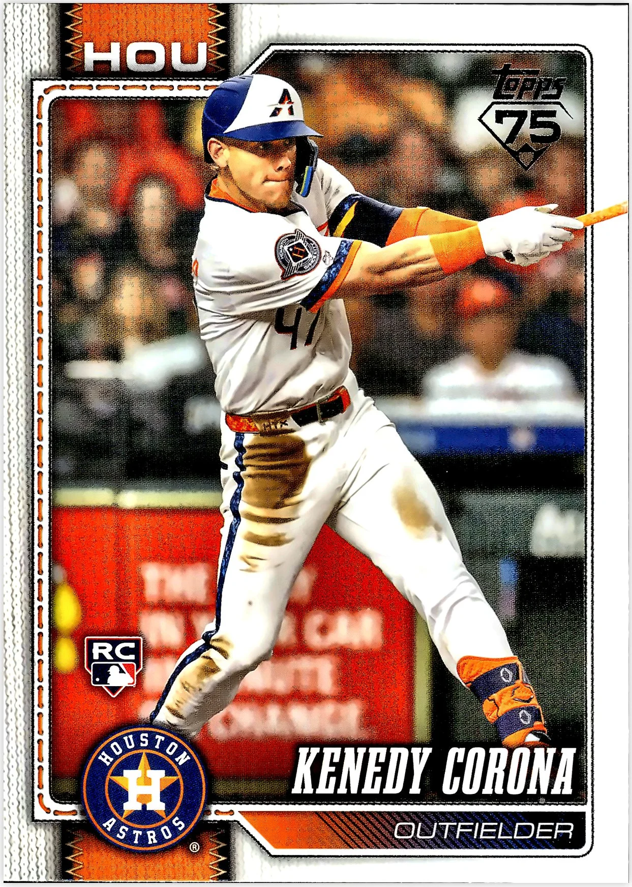 Kenedy Corona 2026 Topps #145 baseball rookie card - Front