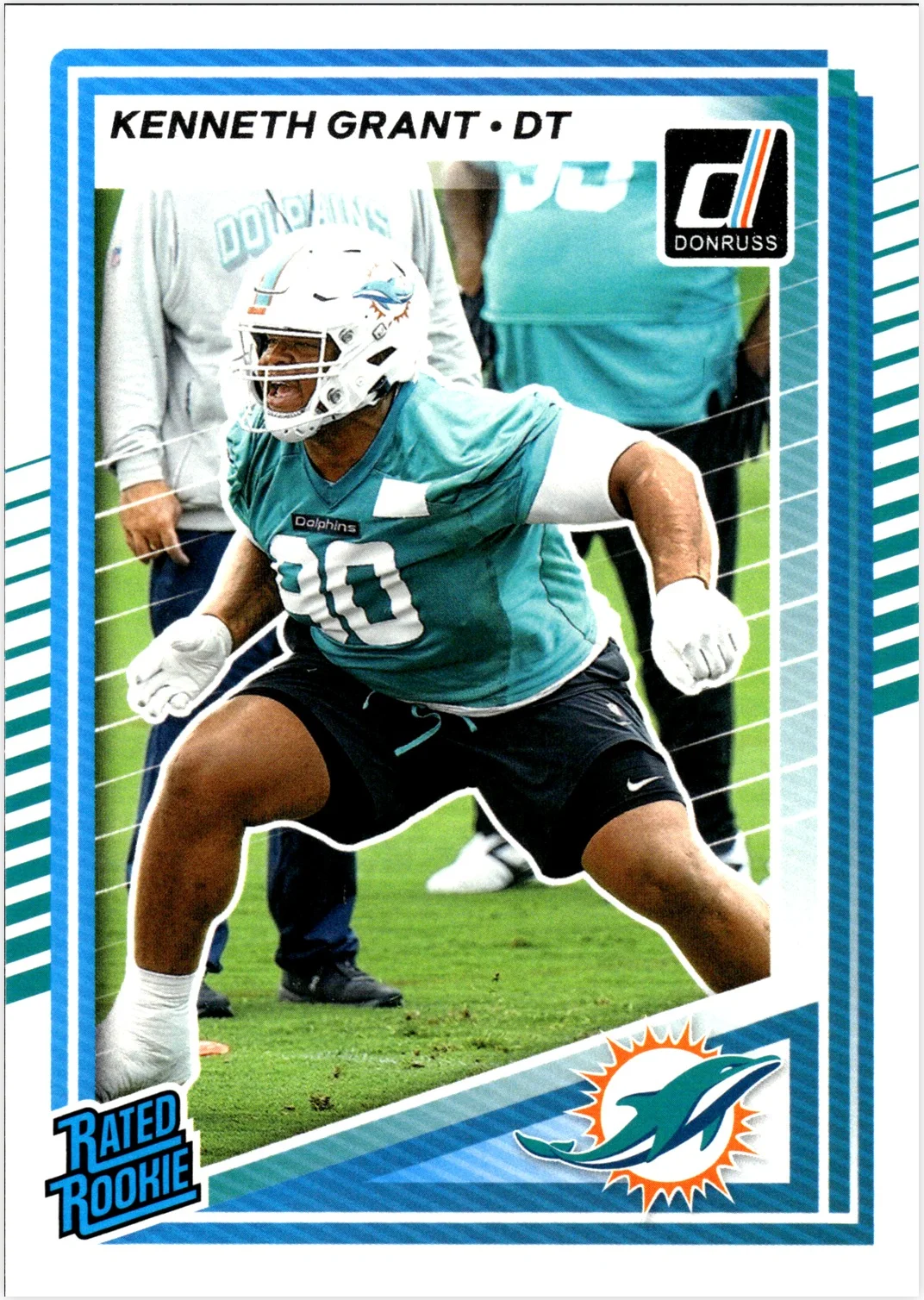 Kenneth Grant 2025 Donruss #370 football rookie card - Front