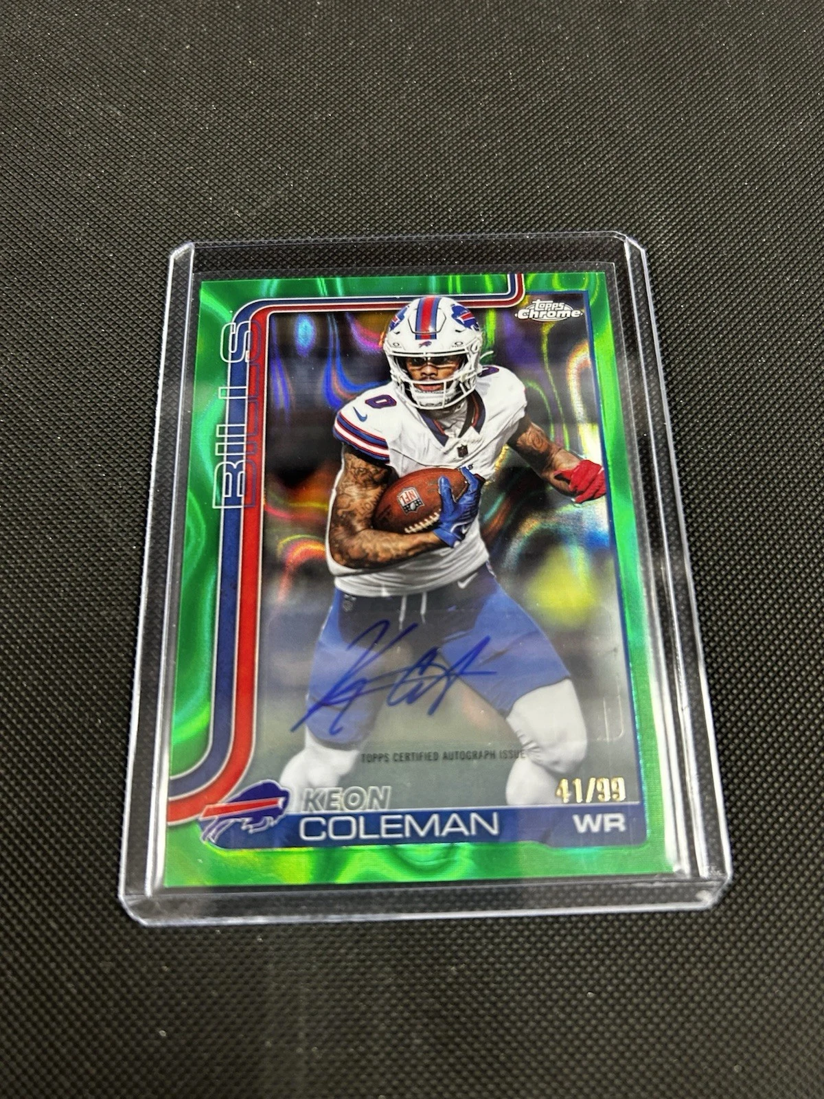 Keon Coleman 2025 Topps Chrome Football card