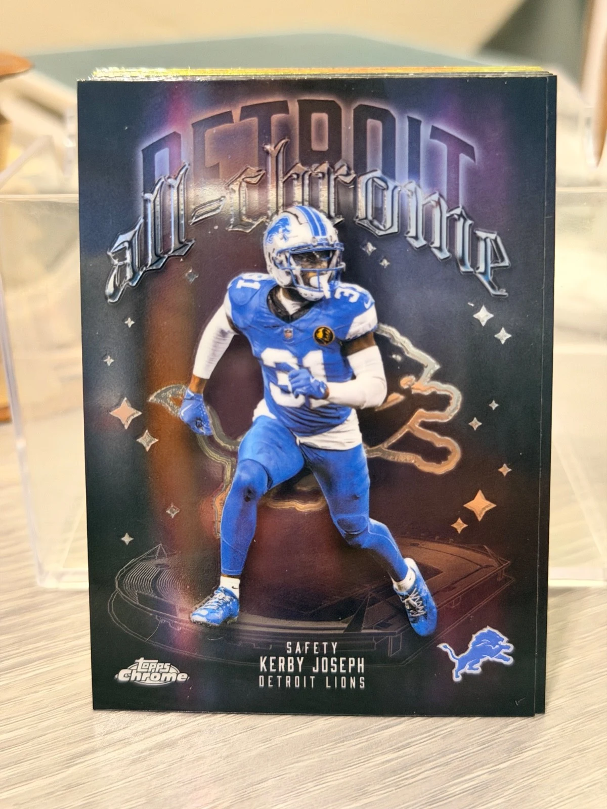 Kerby Joseph 2025 Topps Chrome Football card