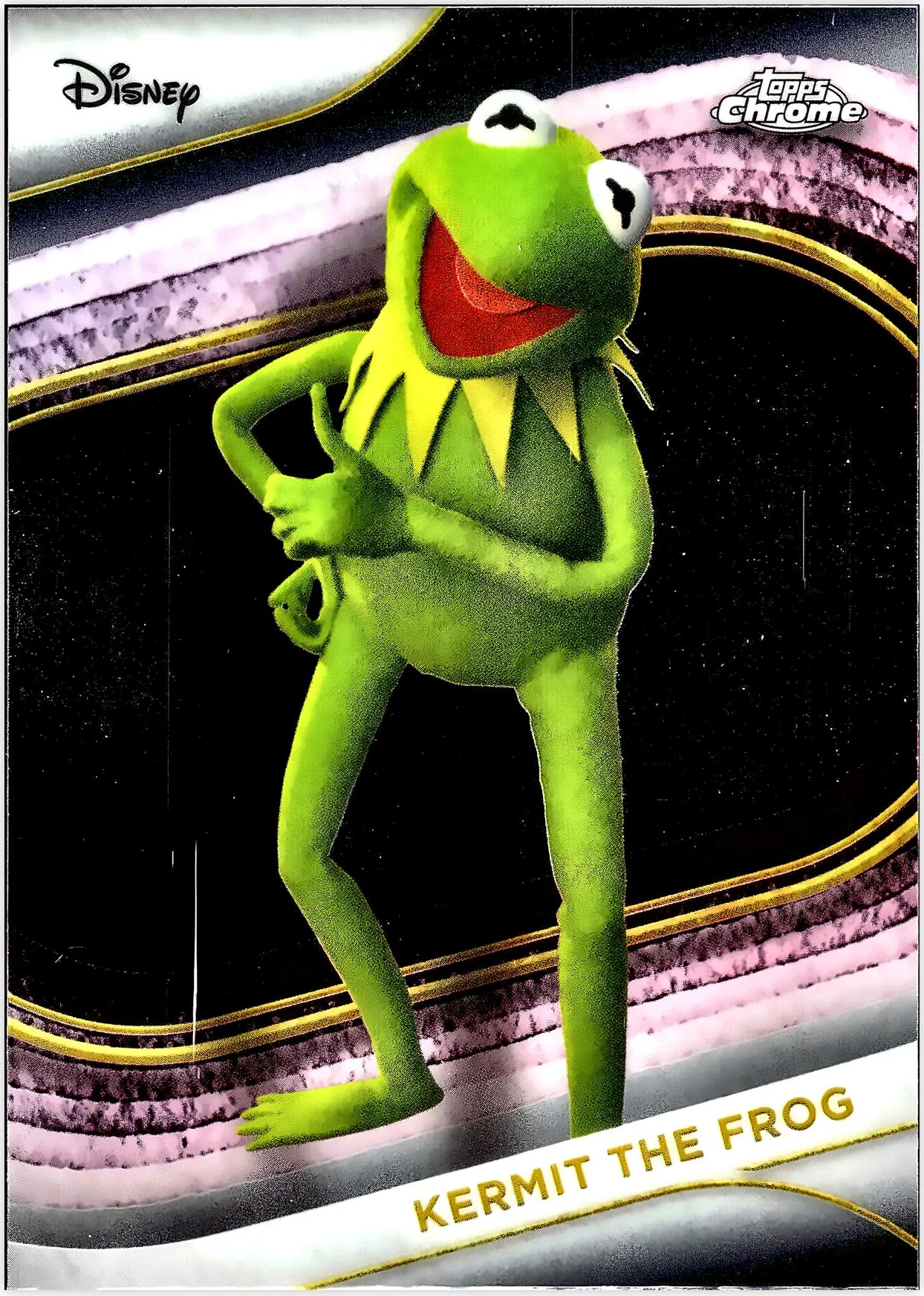 Kermit the Frog 2025 Topps Chrome Disney #122 trading card - Front