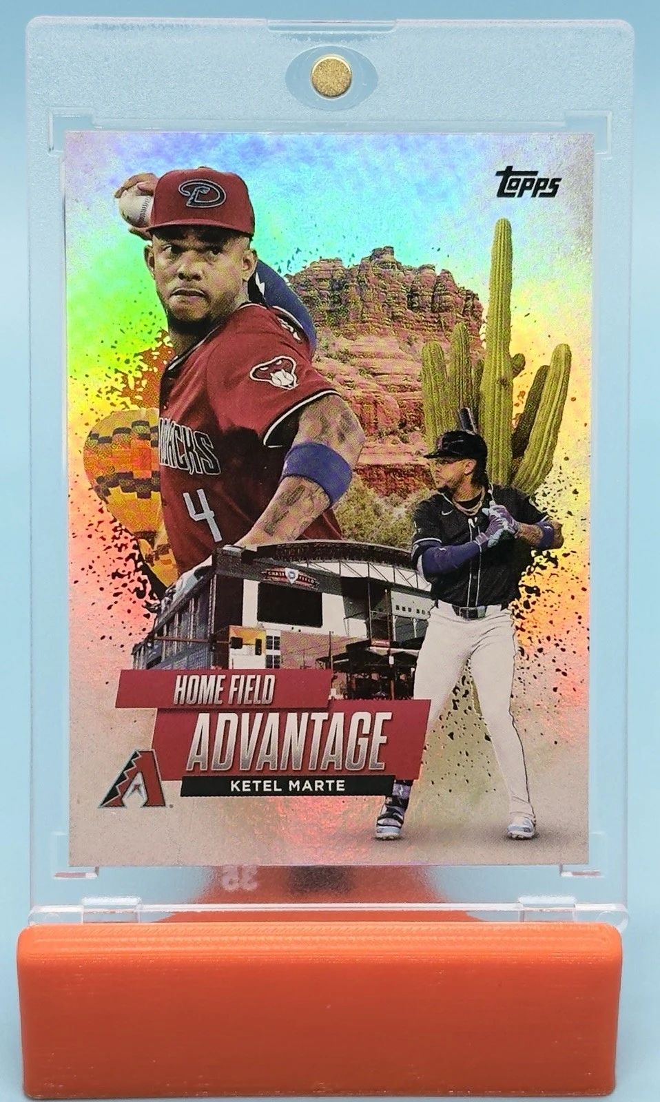 Ketel Marte #HA-20 2025 Topps Series 1 Baseball - Celebration Series Home Field Advantage front