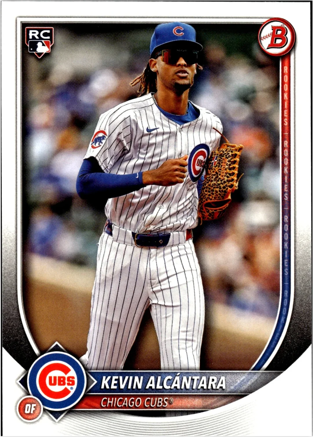 Kevin Alcántara 2025 Bowman #95 baseball rookie card - Front