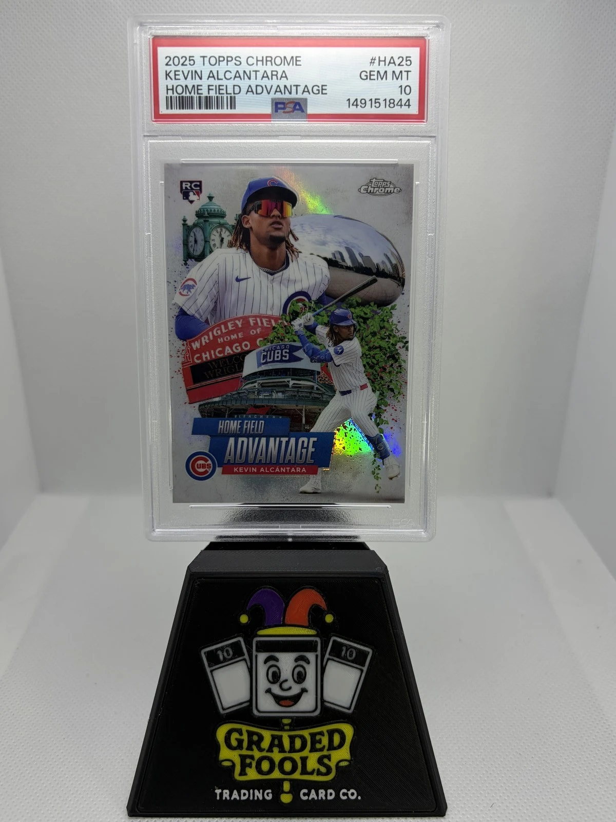 Kevin Alcántara #HA-25 2025 Topps Chrome Baseball Home Field Advantage front