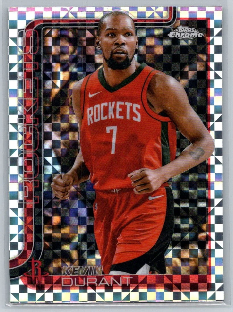 Kevin Durant 2025-26 Topps Chrome card
