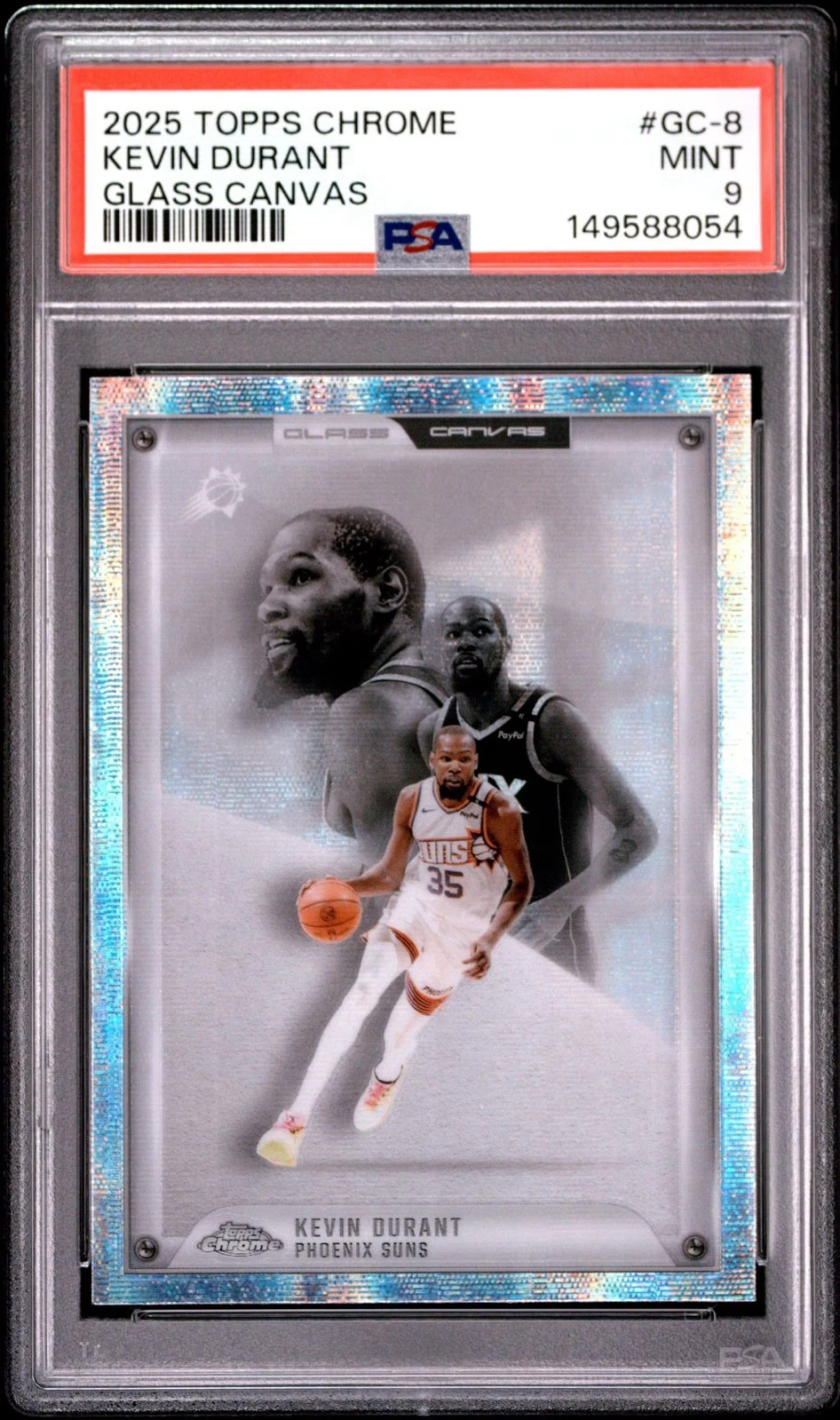 Kevin Durant 2025 Topps Chrome Basketball card