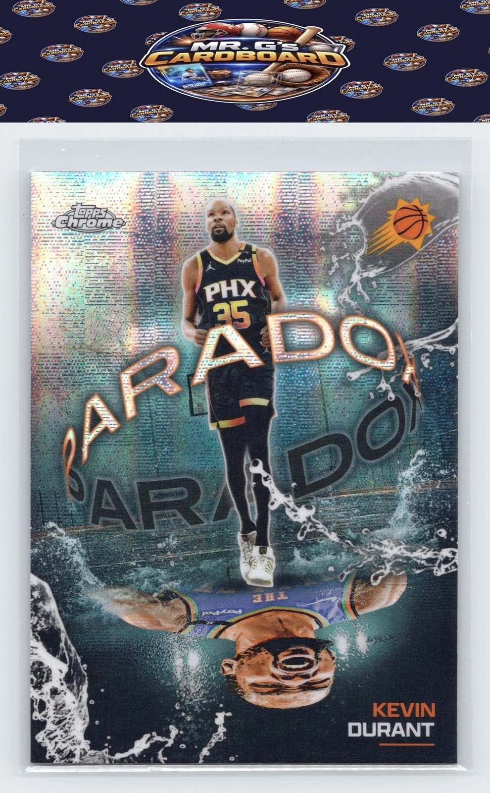 Kevin Durant 2025 Topps Chrome Basketball card