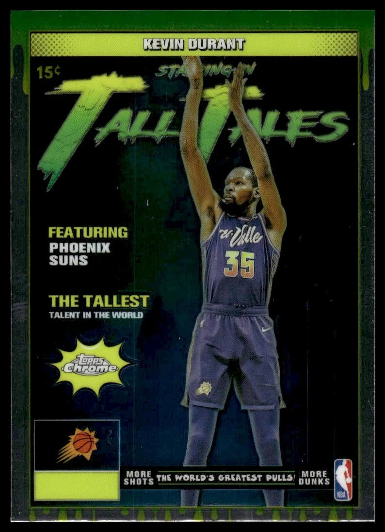 Kevin Durant 2025-26 Topps Chrome card