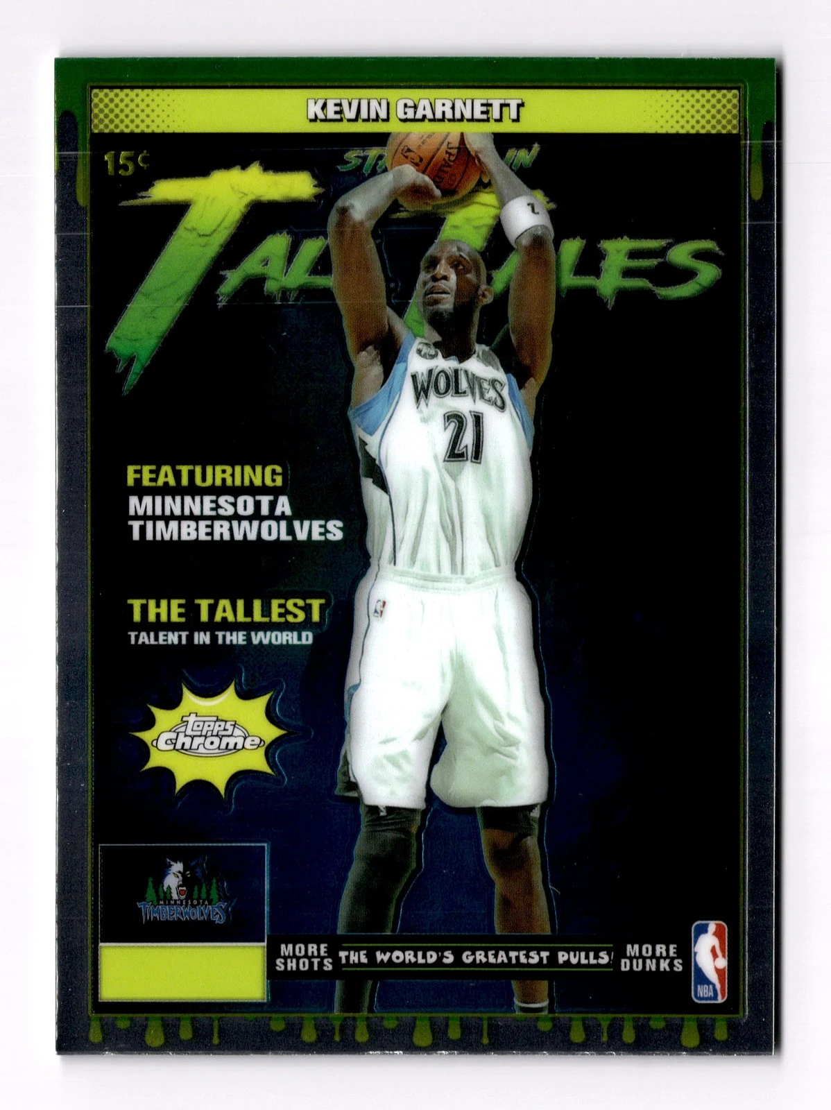 Kevin Garnett 2025-26 Topps Chrome card