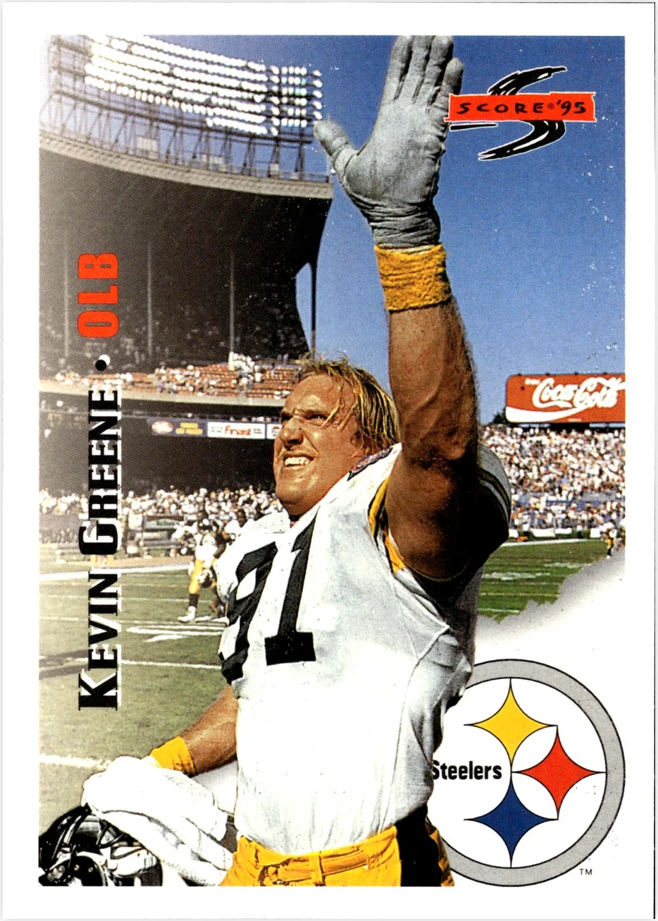 Kevin Greene 1995 Score #188 football card - Front