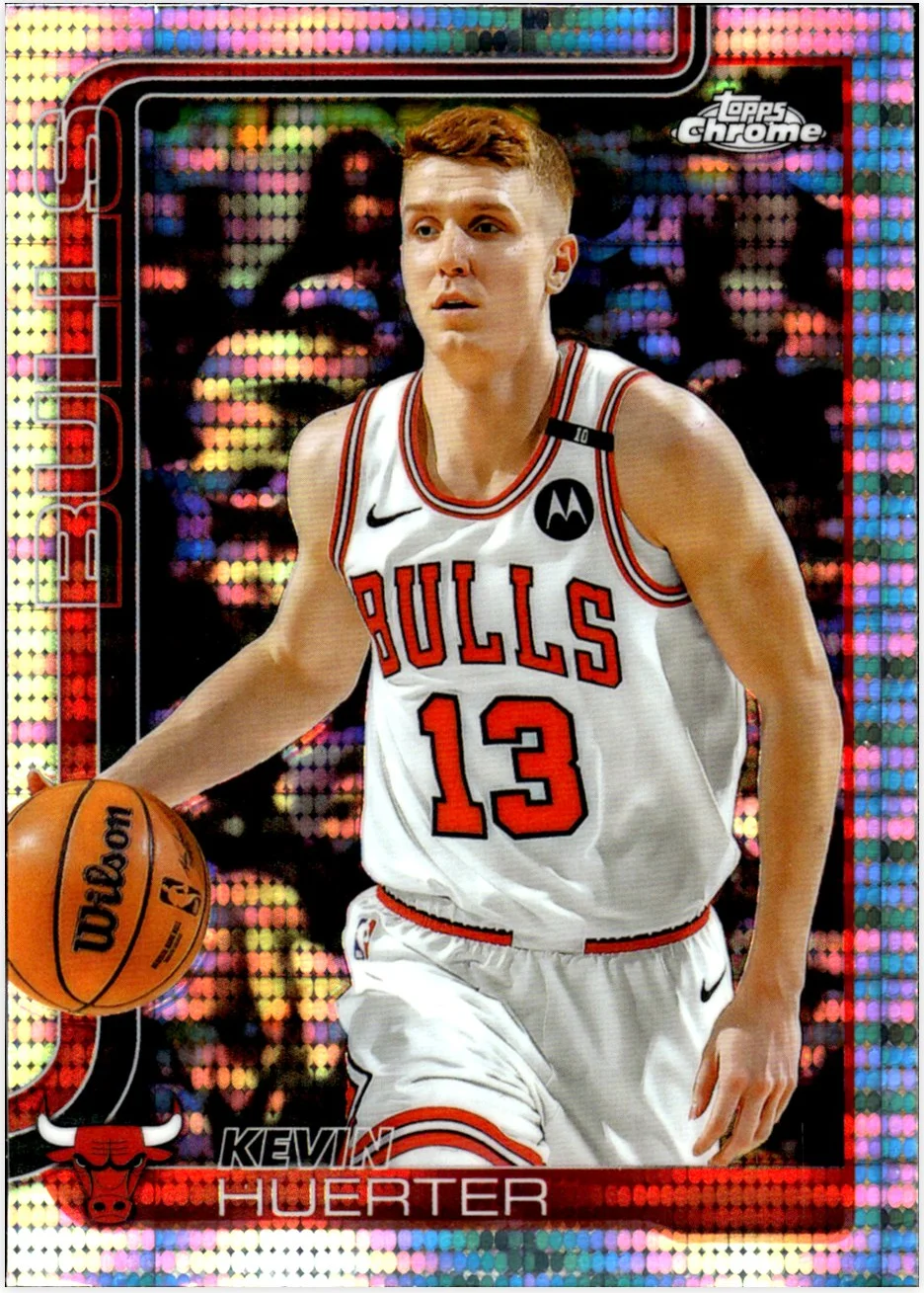 Wendell Carter Jr. 2025-26 Topps Chrome #113 Pulsar Refractor basketball card - Front