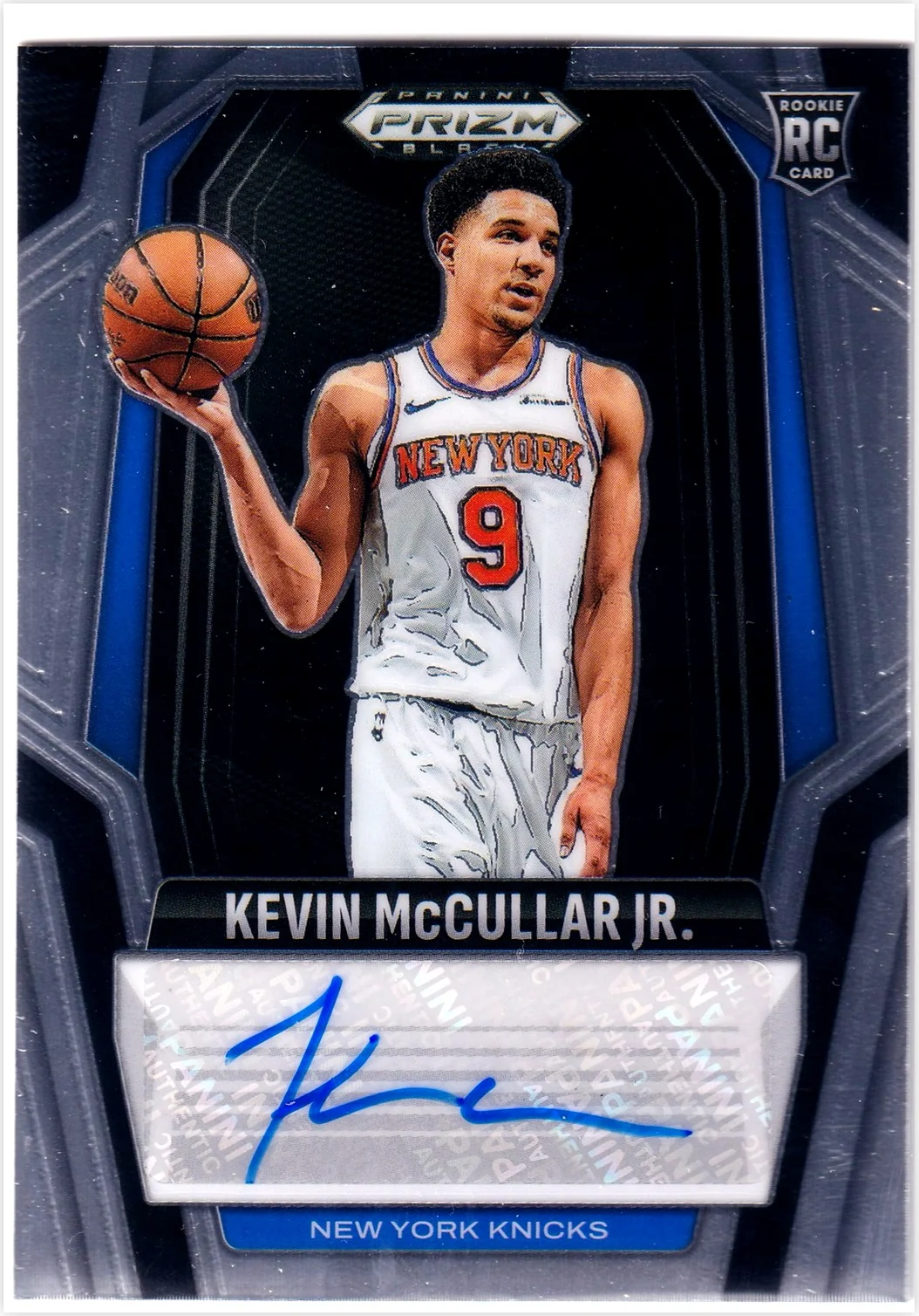 Kevin McCullar Jr. 2024-25 Panini Prizm Black #RS-KMJ basketball card - Front