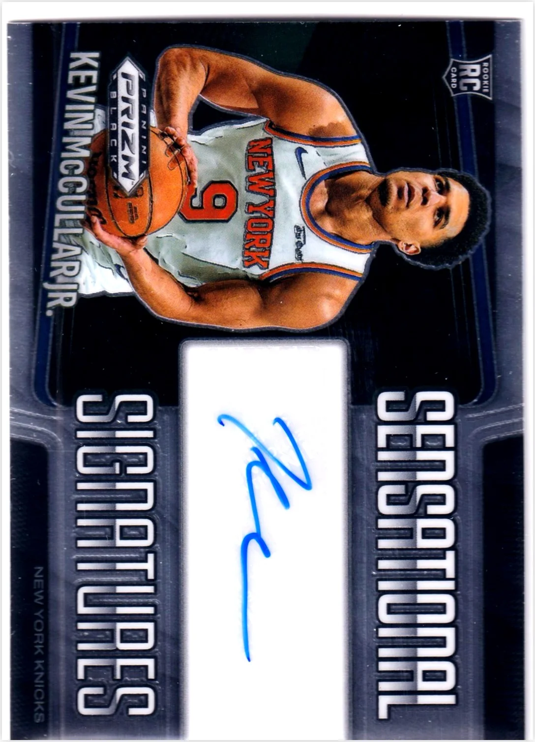 Kevin McCullar Jr. 2024-25 Panini Prizm #SS-KMJ Sensational Signatures basketball card - Front