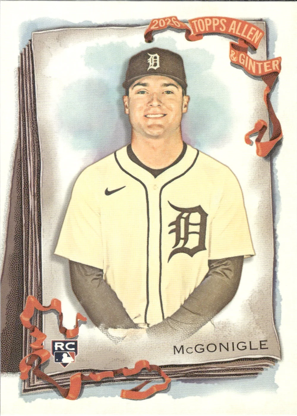 Kevin McGonigle #206 Rookie Card 2026 Topps Allen & Ginter trading rookie card - Front