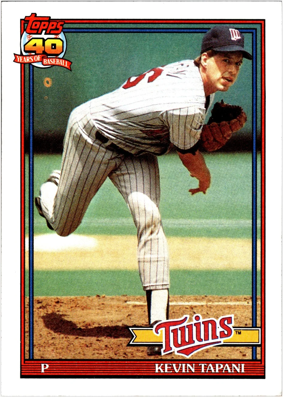 Kevin Tapani 1991 Topps #633 baseball card - Front