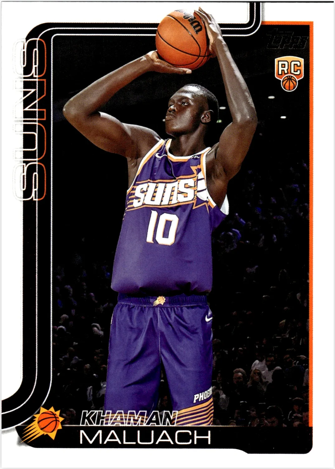 Khaman Maluach 2025-26 Topps #210 basketball rookie card - Front