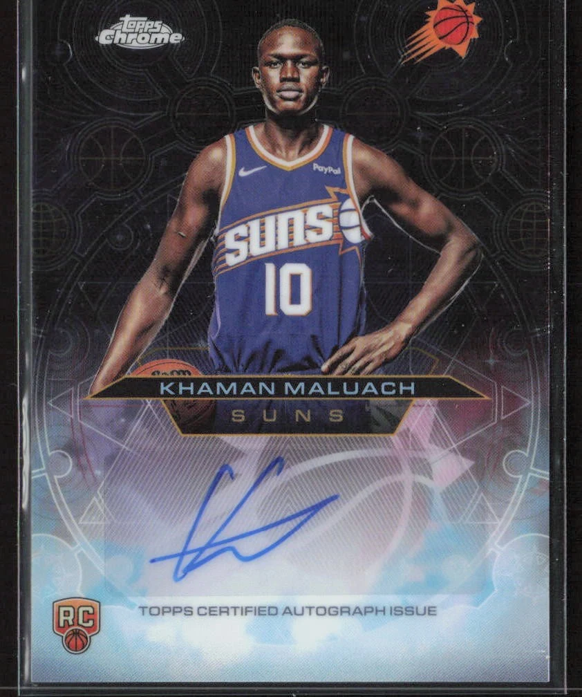 Khaman Maluach 2025 Topps Chrome Basketball card