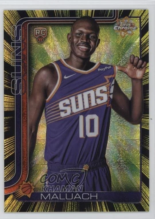 Khaman Maluach 2025 Topps Chrome Basketball card